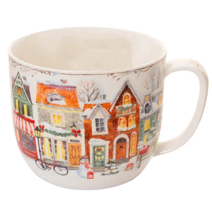 jumbo mug, winter town