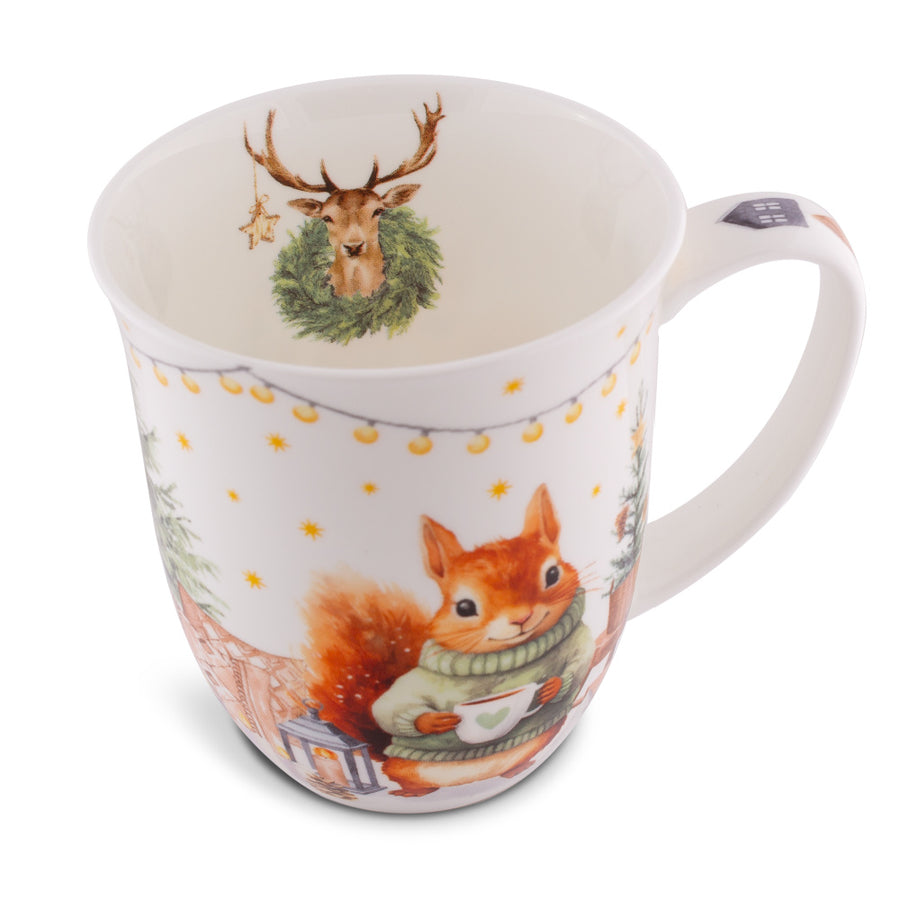 mug, squirrel