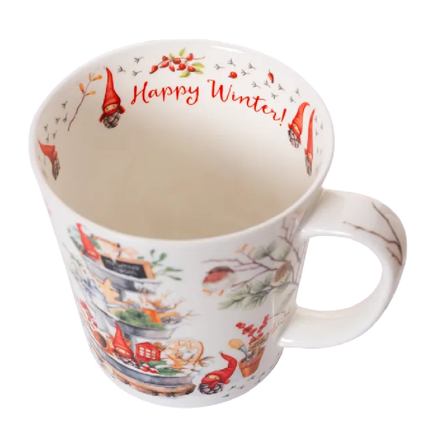 mug dandy, winter garden