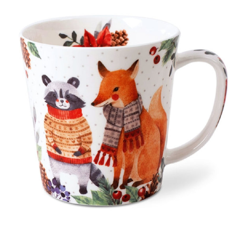 xms-mug dandy, fox and raccoon