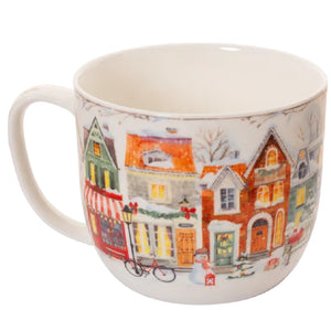 jumbo mug, winter town