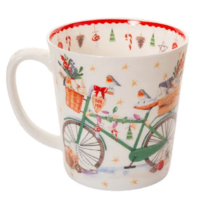 mug dandy, winter bicycle