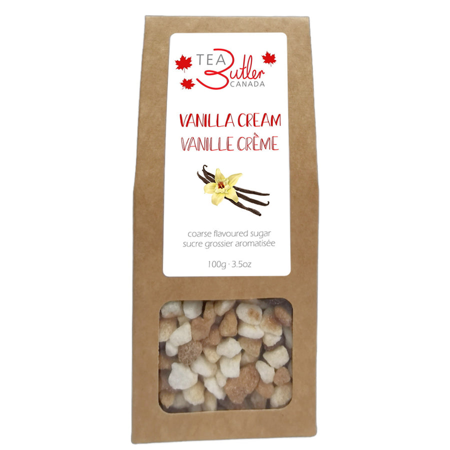 coarse vanilla cream sugar for tea & coffee, 100g