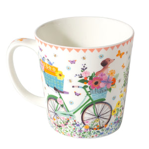 mug dandy, dog on a bike