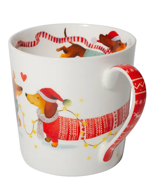 small dandy mug, merry dachshunds