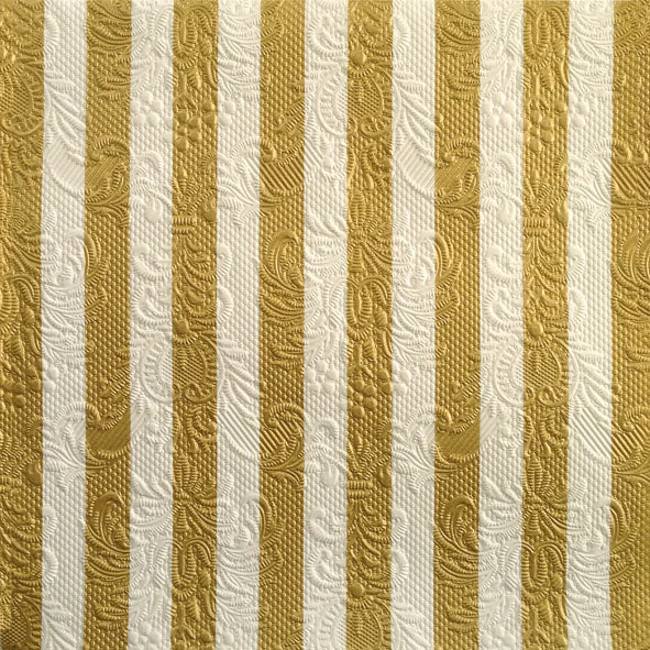 napkin 'elegance stripes gold'