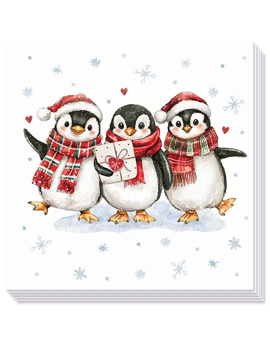 napkin `penguin surprise'