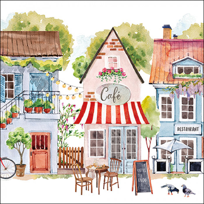 napkin 'cottages'
