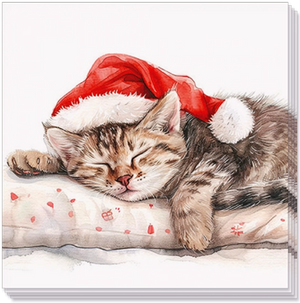 napkin `dreaming about x-mas'