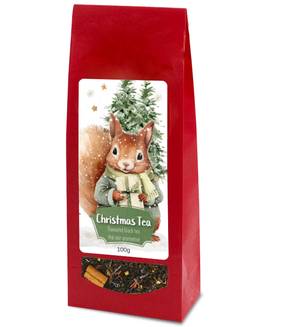 christmas tea, 100g | cute squirrels