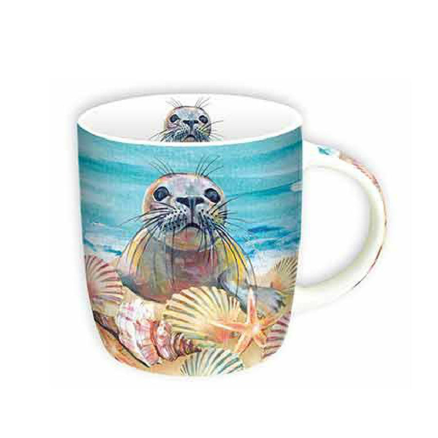 mug, cute seal