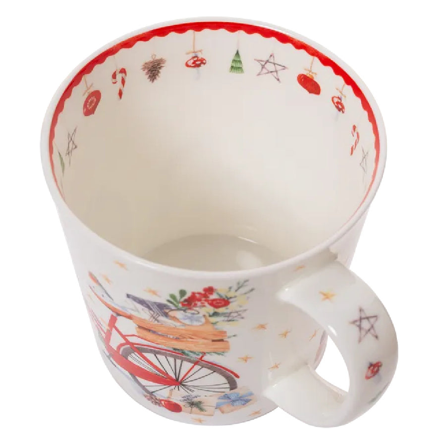 mug dandy, winter bicycle