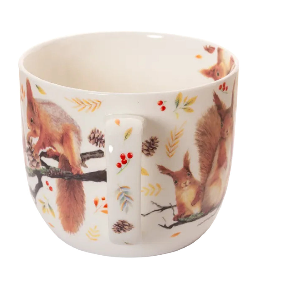 jumbo mug, the squirrells on a tree