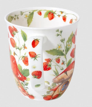 big mug, strawberry gnomes