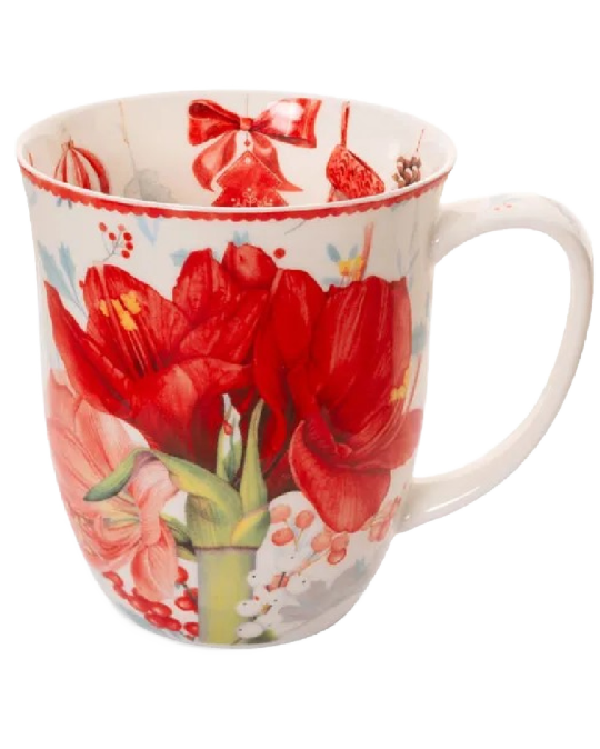 big mug, amaryllis