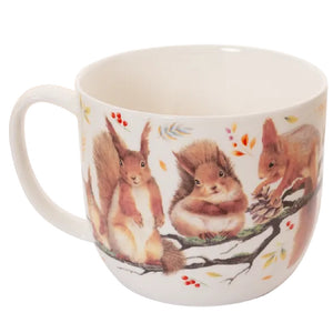 jumbo mug, the squirrells on a tree