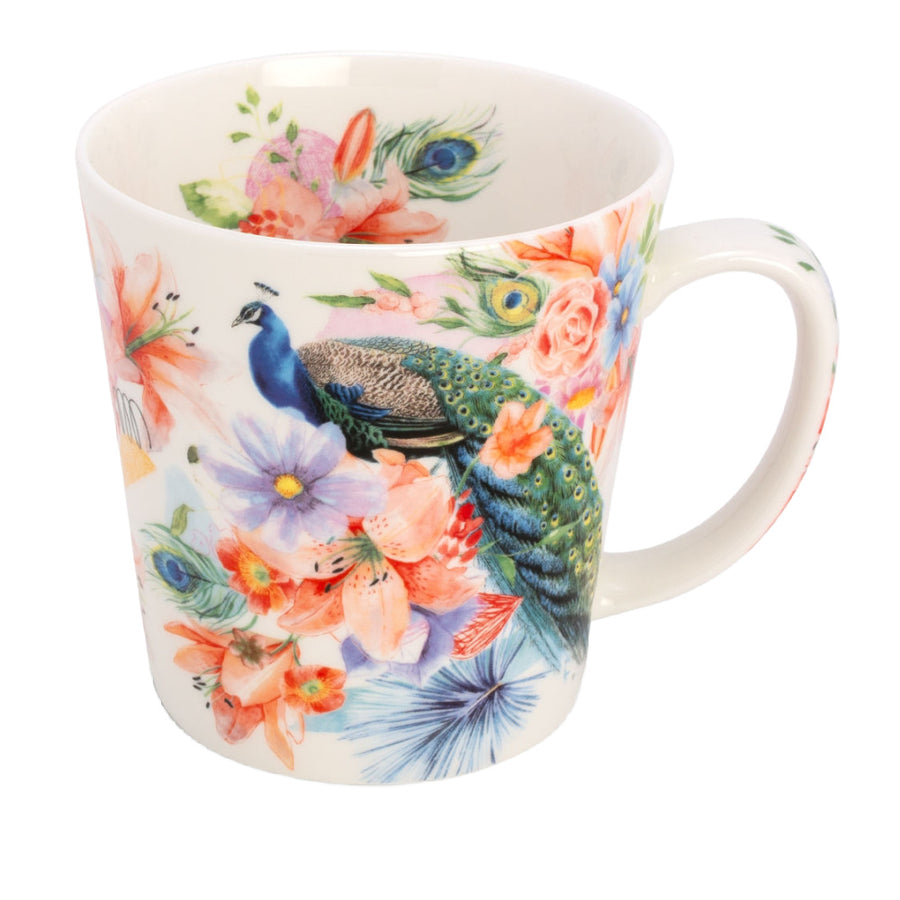 mug dandy, blossom fantasy peacock