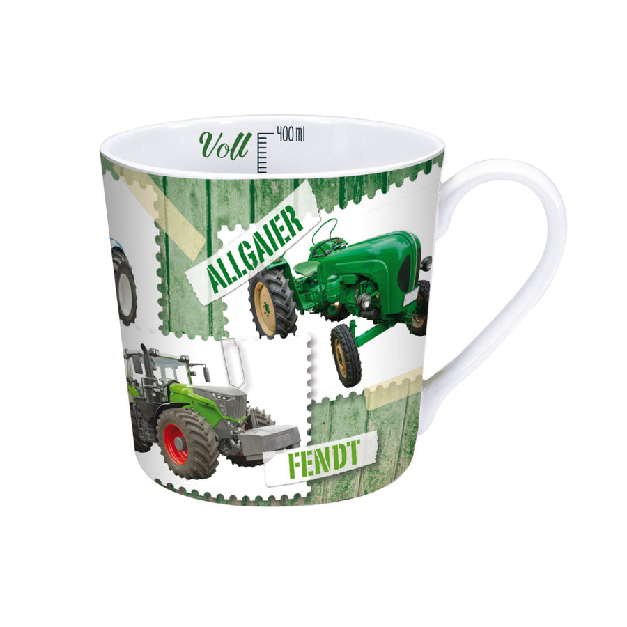 mug, tractor