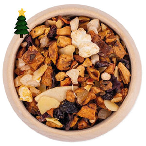 FRUIT TEA, CRUNCHY CINNAMON BAKED APPLE