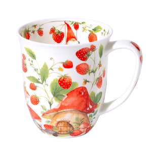 big mug, strawberry gnomes