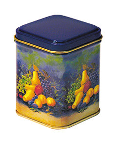 tin, fruit basket, 50g